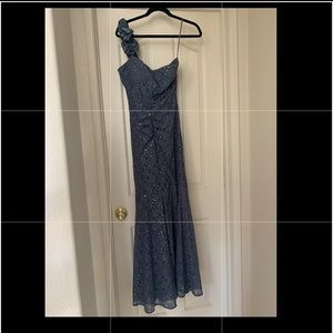 Long gray dress